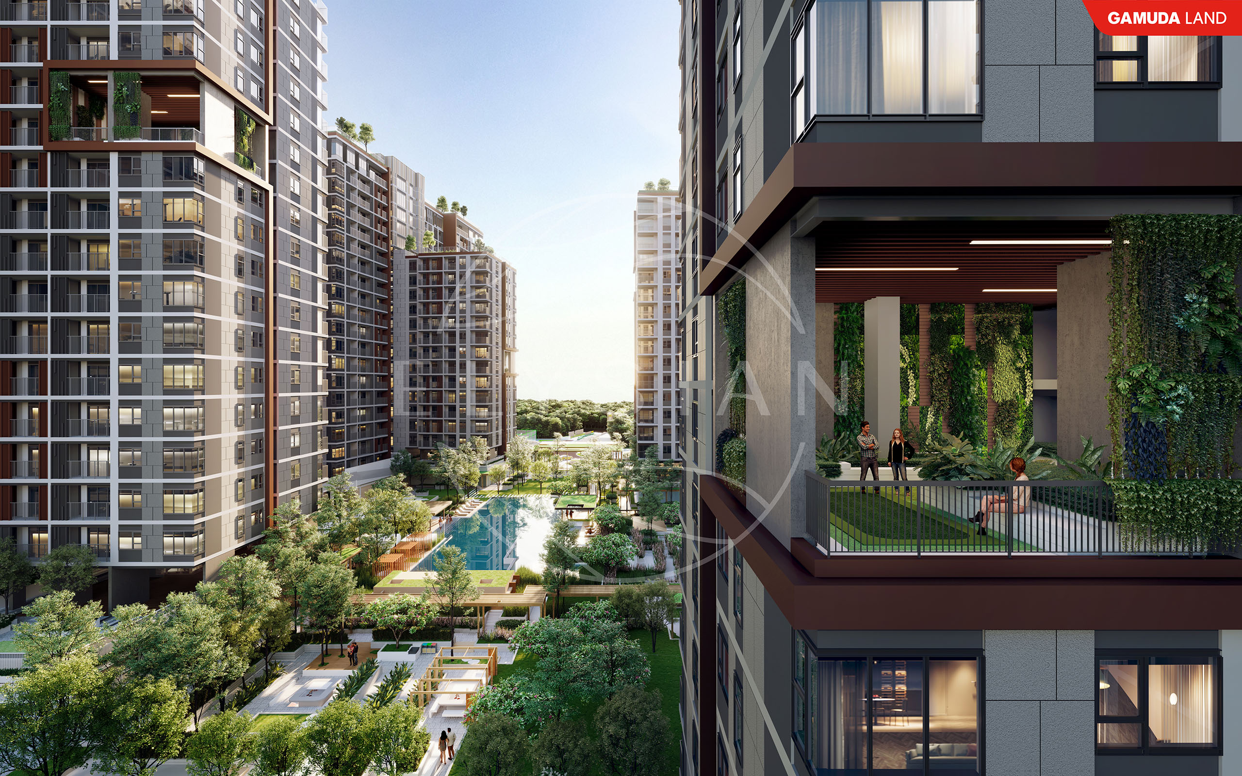 Phối cảnh 3 - căn hộ Elysian Gamudaland